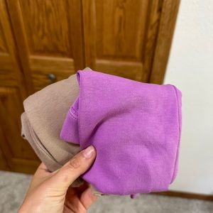 Kate Quinn Skinny Legging in Mocha and Orchid (?)